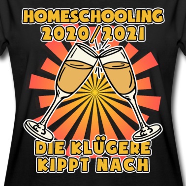 Abschlussklasse T-Shirt - Homeschooling Bier Schule Abschluss Geschenk Sekt