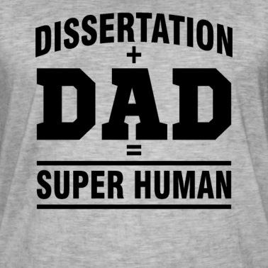Abschlussklasse T-Shirt - Dissertation Dad Phd Geschenk Abschluss Student