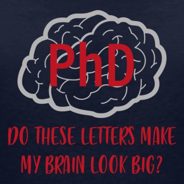 Abschlussklasse T-Shirt - Phd Abschluss Brain Doktor Geschenk