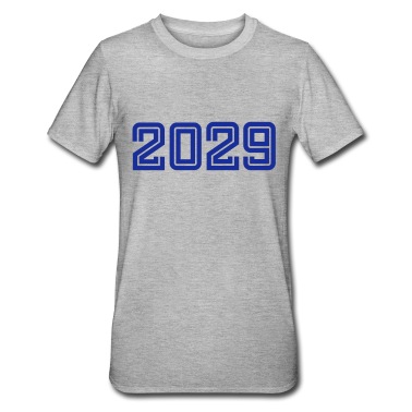 Abschlussklasse T-Shirt - College Zahlen, Jahreszahlen, Jahrgang, 2029