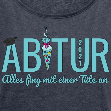Abschlussklasse T-Shirt - Abitur 2021 Alles fing mit einer Tüte an Abschluss