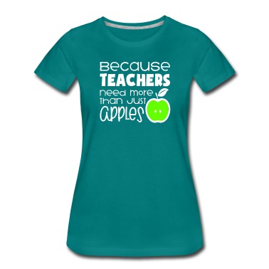 Abschlussklasse T-Shirt - Lehrer brauchen mehr als Äpfel