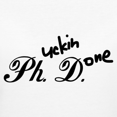 Abschlussklasse T-Shirt - Phd Fucking done Abschluss Geschenk