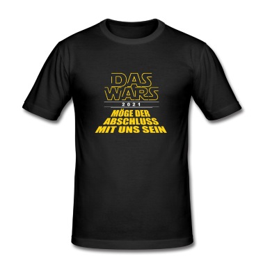 Abschlussklasse T-Shirt - Abschluss 21 Schulabschluss 2021 Shirt DAS WARS