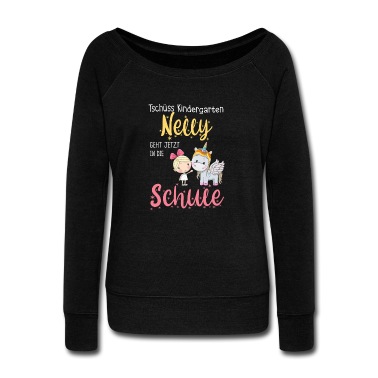 Grundschule Pullover - Einschulung Einhorn Grundschule erste Klasse Nelly