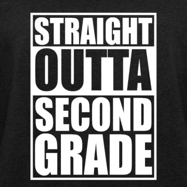 Grundschule Pullover - straight outta second grade Geschenk