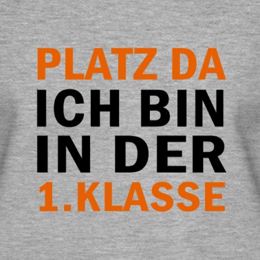 Grundschule Pullover - Platz da ich bin in der 1. Klasse