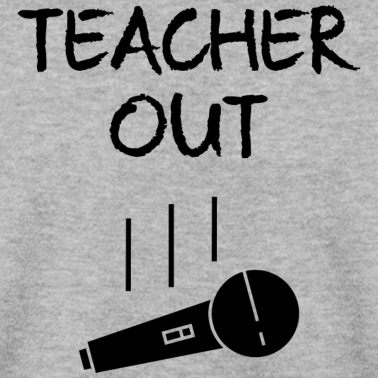Grundschule Pullover - Pensionierter Lehrer heraus Mic Drop Retirement Gift