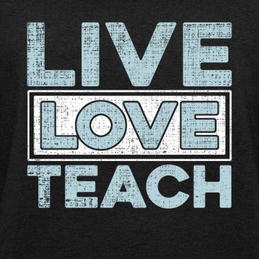 Grundschule Pullover - Live Love Teach Geschenk Spruch Lehrer Idee