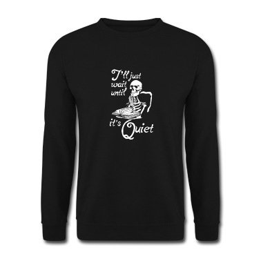 Grundschule Pullover - Ich werde einfach warten, bis es ein ruhiges Lehrerskelett ist