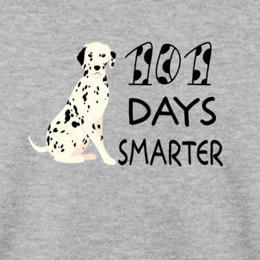 Grundschule Pullover - 101 Tage klügerer Lehrer für dalmatinische Hunde