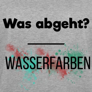 Grundschule Pullover - Wasserfarben was geht ab