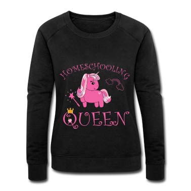 Grundschule Pullover - Homeschooling Queen Einhorn