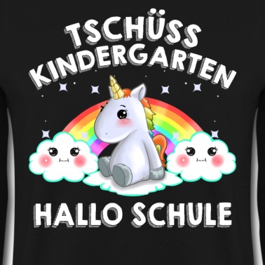 Grundschule Pullover - Einhorn Hallo Schule Einschulung Schulanfänger