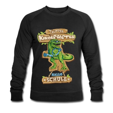 Grundschule Pullover - Dino T-Rex Hallo Schule Einschulung Schulanfänger