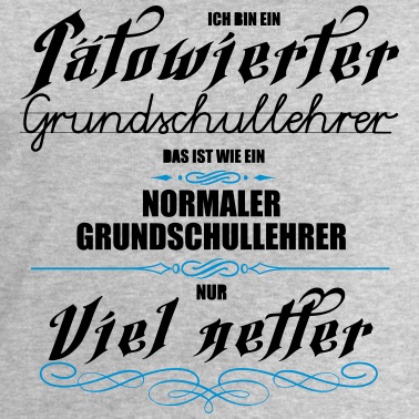 Grundschule Pullover - Tätowierte Grundschullehrer sind netter