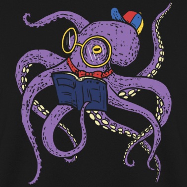 Grundschule Pullover - Einschulung Schulanfänger Oktopus Buch Schule