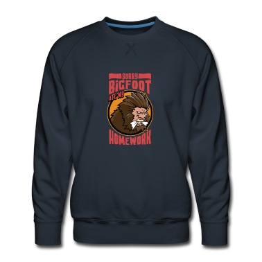 Grundschule Pullover - Bigfoot Schüler Schülerin Hausaufgaben Geschenk