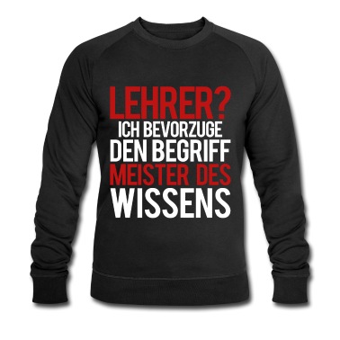 Grundschule Pullover - Lehrer oder Meister des Wissens