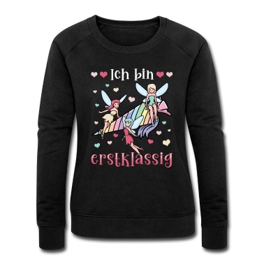 Grundschule Pullover - Schulkind Mädchen Einschulung mit Fee