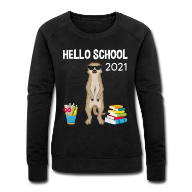 Grundschule Pullover - Hello School 2021 Erdmännchen Kinder Geschenk