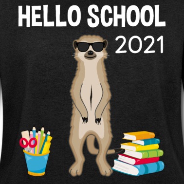 Grundschule Pullover - Hello School 2021 Erdmännchen Kinder Geschenk