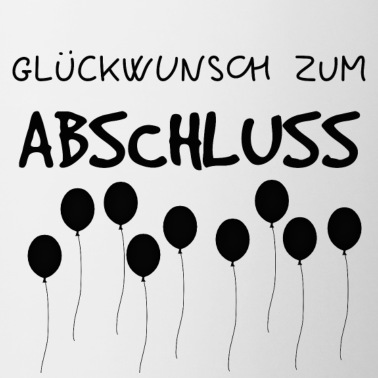 Abschluss Tasse - Glückwunsch zum Abschluss