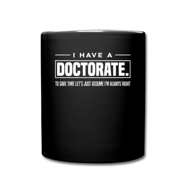 Abschluss Tasse - Doktorand Doktortitel Abschluss Geschenk