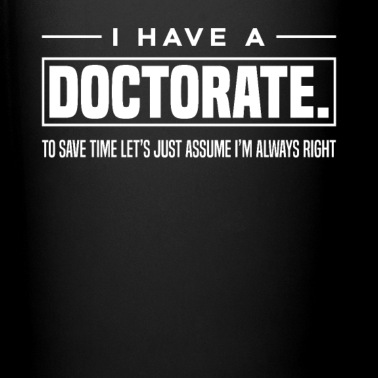 Abschluss Tasse - Doktorand Doktortitel Abschluss Geschenk