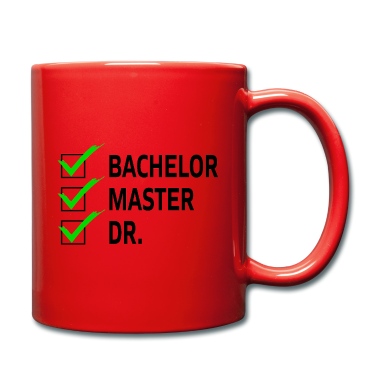 Abschluss Tasse - Bachelor Master Dr Abschluss Geschenk