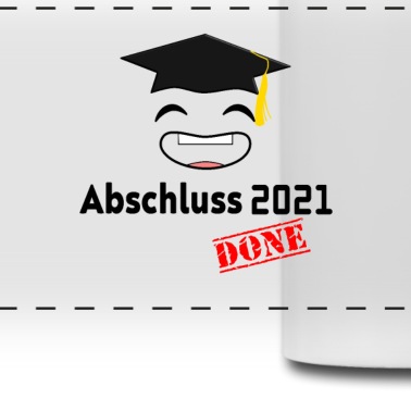 Abschluss Tasse - Absolvent Glücklich Abschluss 2021 Bestanden