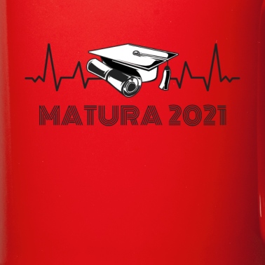 Abschluss Tasse - Matura Geschenk 2021 Abitur Abschluss Herzschlag