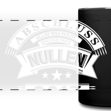 Abschluss Tasse - ABSCHLUSS - alles NULLEN White