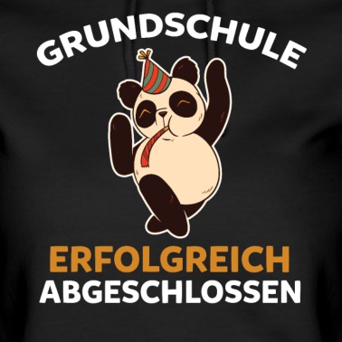 Grundschule Hoodie - Panda Grundschulabschluss Grundschule Grundschüler