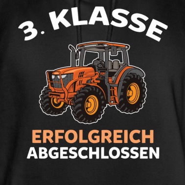 Grundschule Hoodie - Grundschüler Traktor 3. Klasse Grundschule Dritttk