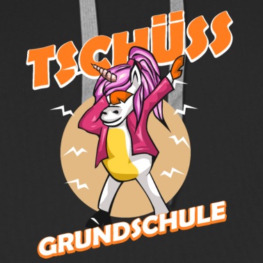 Grundschule Hoodie - Tschüss Grundschule Abschluss Dabbing Einhorn Für