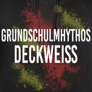 Grundschule Hoodie - Deckweiss Wasserfarben Grundschule