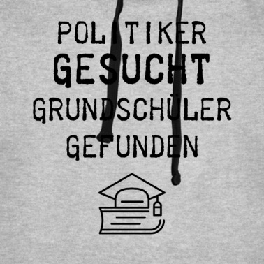 Grundschule Hoodie - Politiker gesucht Grundschüler gefunden