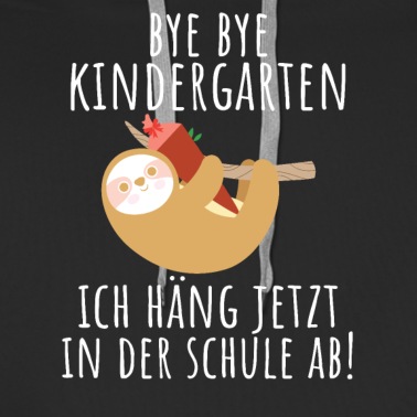 Grundschule Hoodie - Faultier Einschulung Lustig 1. Klasse Grundschule