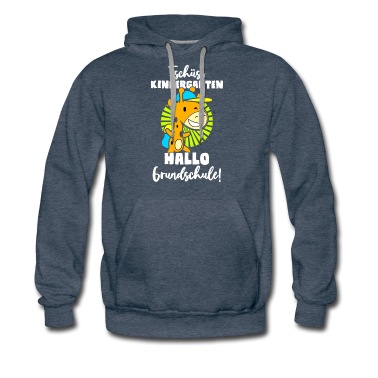 Grundschule Hoodie - Tschüss Kindergarten hallo Grundschule Schulanfang