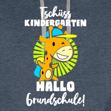 Grundschule Hoodie - Tschüss Kindergarten hallo Grundschule Schulanfang