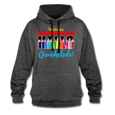 Grundschule Hoodie - Tschüss Kindergarten hallo Grundschule Schulanfang