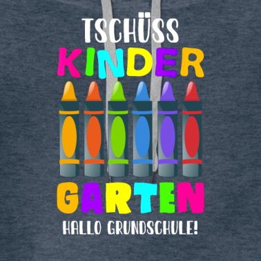 Grundschule Hoodie - Tschüss Kindergarten hallo Grundschule Schulanfang