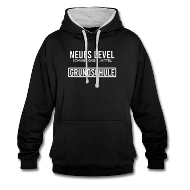 Grundschule Hoodie - Grundschule Level lustig Spruch Einschulung Gamer