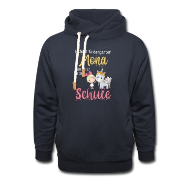 Grundschule Hoodie - Einschulung Einhorn Grundschule erste Klasse Mona