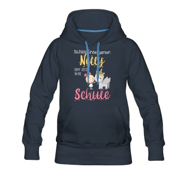 Grundschule Hoodie - Einschulung Einhorn Grundschule erste Klasse Nelly