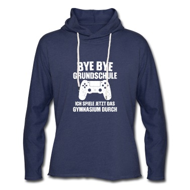 Grundschule Hoodie - Bye Bye Grundschule Gymnasium Gamer Zocken