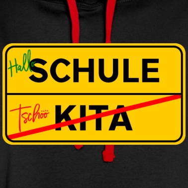 Grundschule Hoodie - Schulkind Grundschule 1. Klasse Einschulung Schild