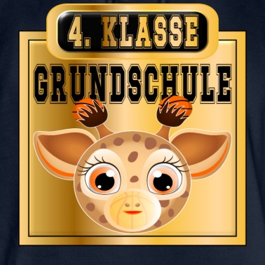 Grundschule Hoodie - 4 Klasse Grundschule Schulteam Basketball Giraffe