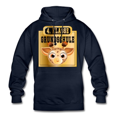 Grundschule Hoodie - 4 Klasse Grundschule Schulteam Basketball Giraffe